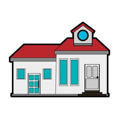 pretty family house icon image vector illustration design 