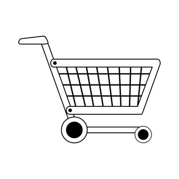 shopping cart icon image vector illustration design 