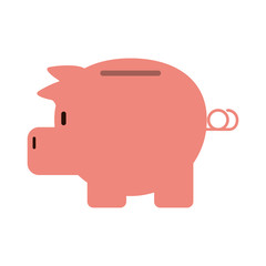 piggy bank icon image vector illustration design 
