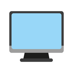 computer monitor  icon image vector illustration design 