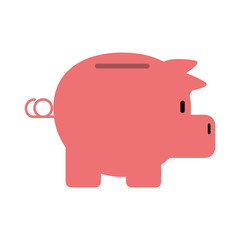 piggy bank icon image vector illustration design 