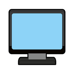 computer monitor  icon image vector illustration design 