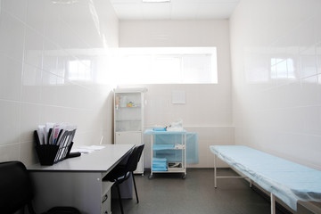 Interior of a doctor room