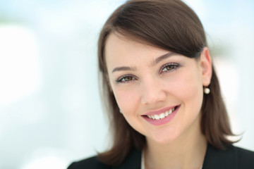 Close up portrait of businesswoman