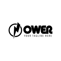 Power Logo Icon Design Template Elements