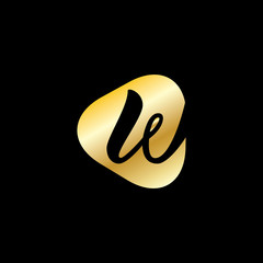 Initial Letter W Triangle Design Logo