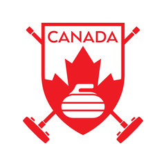 Canadian Curling Crest