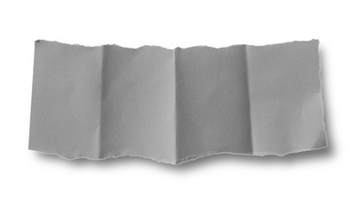 Piece of torn paper, space for copy