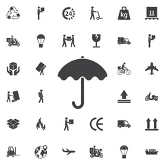 umbrella Icon vector flat design