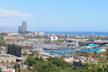 Fototapeta na wymiar Barcelona Port