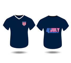 Design t-shirt United States of America for happy independence day 4th of july