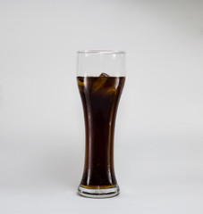Cola in the glass