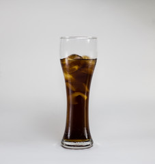 Cola in the glass