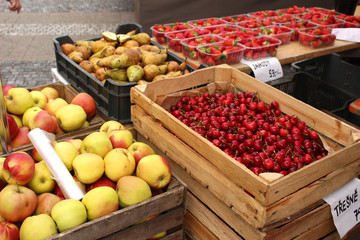 プラハの市場にて