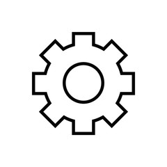 Gear machinery piece icon vector illustration graphic design