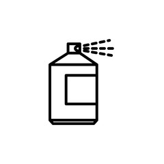 Paint spray bottle icon vector illustration graphic design