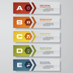 Design clean number banners template/graphic or website layout. Vector.