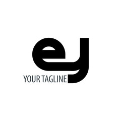 Initial Letter EY Linked Design Logo