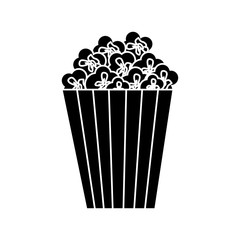 cinema bucket icon over white background. vector illustration