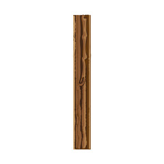 wooden plank icon over white background. colorful design. vector illustration