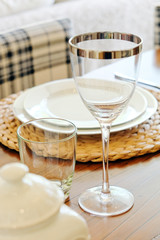Detail  image of Elegant dining table setting