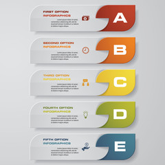 Design clean number banners template/graphic or website layout. Vector.