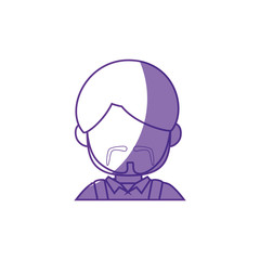Man faceless head icon vector illustration graphic design