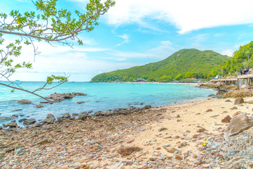 beautiful tropical beach at Koh Larn in Pattaya