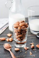 heap of almonds