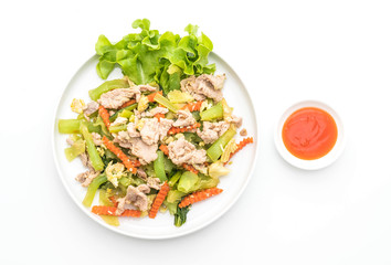 Stir-Fried Shanghai Noodle with Pork