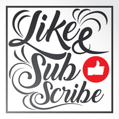 Like & Subscribe Papercut