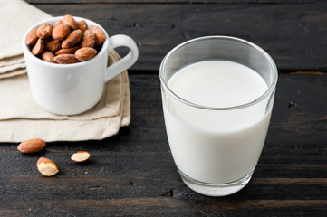 a glass of milk