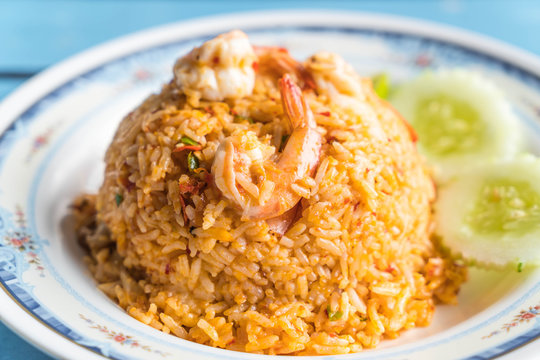 fried rice spicy seafood