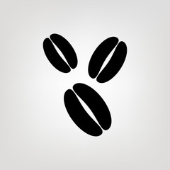 Coffee beans icon