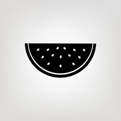 Watermelon  icon isolated. Vector illustration. Flat design