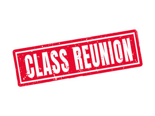 class reunion red stamp style