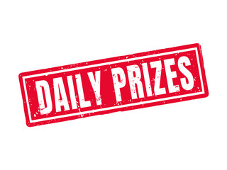daily prizes red stamp style