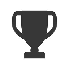 prize cup trophy pictogram vector icon illustration graphic design