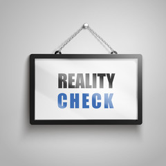 reality check text sign