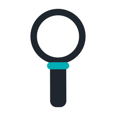 magnifying glass icon image vector illustration design 