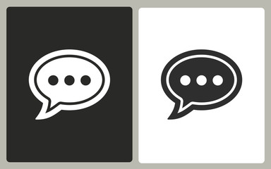 Chatting - vector icon.