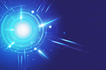blue background abstract technology communication concept