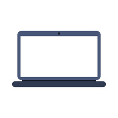 laptop frontview icon image vector illustration design 