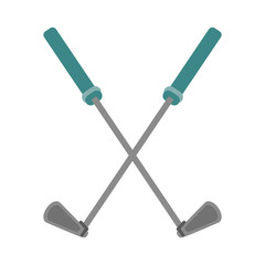 club golf related icon image vector illustration design 