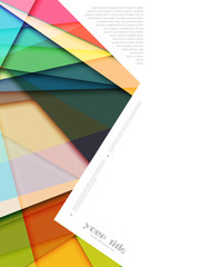 Abstract geometric background