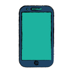 smartphone phone technology vector icon illustration graphic design