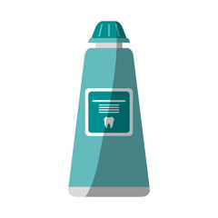 tooth paste dental care related icon image vector illustration design 