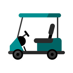 cart golf related icon image vector illustration design 