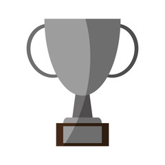 trophy cup icon image vector illustration design 