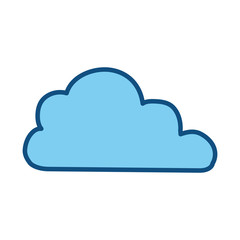 cloud weather draw vector icon illustration graphic design